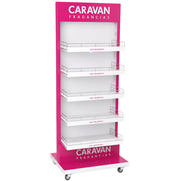 Стилаж Парфюм EXP PIE MET CARAVAN 32 REF VARILLAS POLIVALENTE