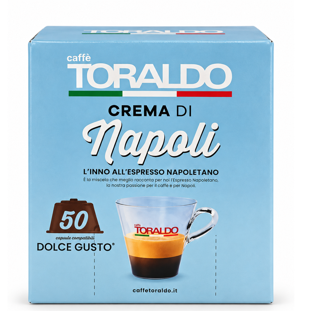 Coffee Toraldo capsules 50 pcs. CREMA DI NAPOLI DOLCE GUSTO