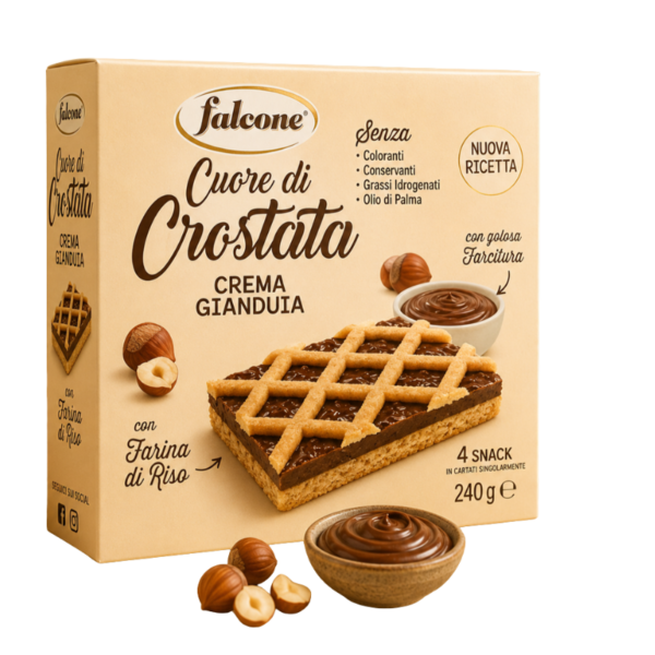 Тарт 4 бр.*60 гр.Hazelnut Cream Tart with Rice Flour 240 гр