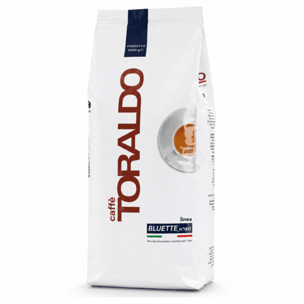 Кафе Тoraldo на зърна 1 кг - Серия Бар - Blue (СИНЯ ЛИНИЯ) (60% АРАБИКА - 40% РОБУСТА)