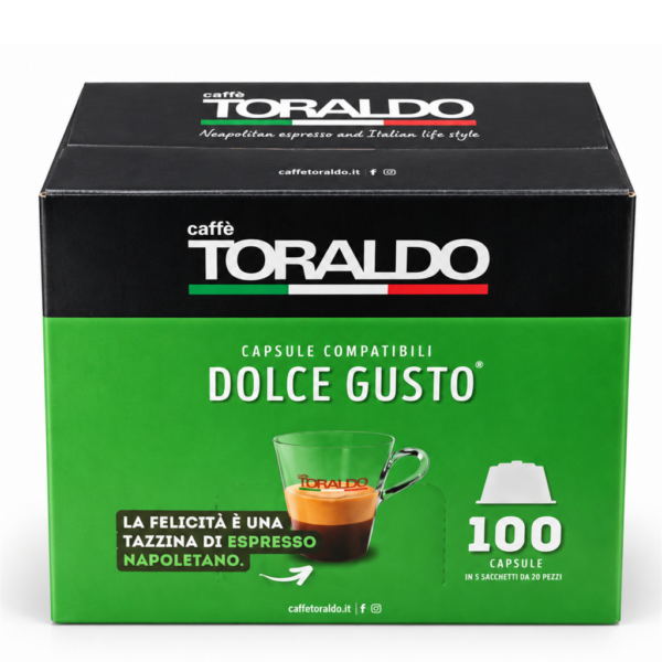 Кафе Toraldo Капсули 100 бр. - CLASSICA  - Espresso Napoletano DOLCE GUSTO